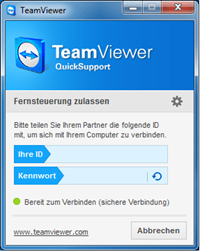 <p>QuickSupport mit TeamViewer</p>